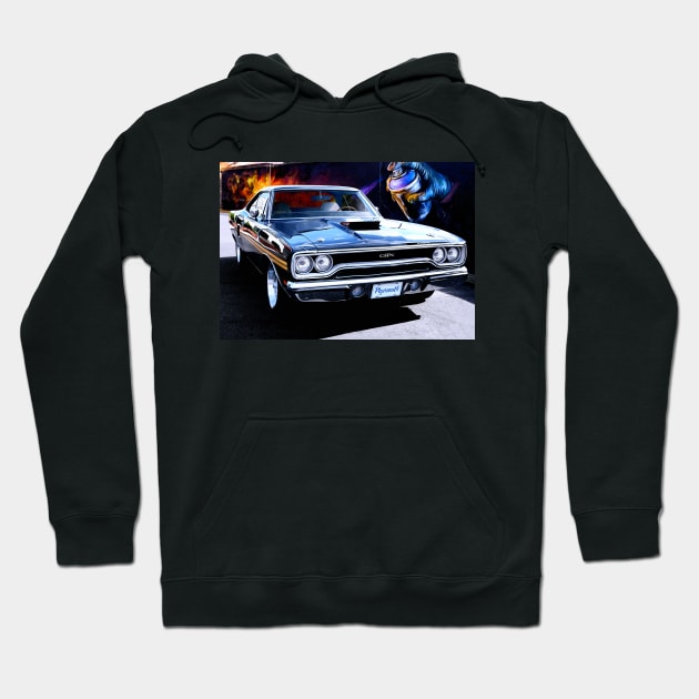 1970 Plymouth GTX 440 Hoodie by Burtney